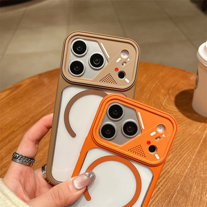 Étui de luxe transparent en acrylique magnétique pour <span class=keywords><strong>iPhone</strong></span> 17 Pro Max 17 16 15 14 13 <span class=keywords><strong>12</strong></span> 11 – <span class=keywords><strong>Coque</strong></span> arrière antichoc <span class=keywords><strong>transparente</strong></span> - Product Image 4