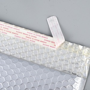 Enveloppes à bulles argentées Taoxi Packaging, longueur de fermeture 5 cm, sacs de courrier auto-adhésifs, impression de logo personnalisée - Product Image 1