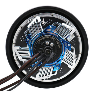 มอเตอร์ฮับไร้แปรงถ่าน DKYS ขนาด 12 นิ้ว รุ่น 35H2500W WP Speed Version 16 ขั้ว คู่  กันน้ำระดับ IP65 สำหรับมอเตอร์ไฟฟ้า 12'35H2500WP สีน้ำเงิน Qsmotor - Product Image 2