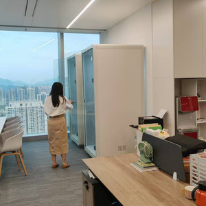 Acoustic Quiet Soundproof Phone Privacy <strong>Room</strong> Indoor Booth Movable Modular Office Pod Silent Booth For Home - Product Image 6