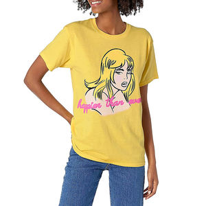Venta al por mayor por encargo nuevo diseño precio barato Diseña tu propio algodón hecho mujeres camisetas de verano Camisetas básicas para las mujeres - Product Image 5