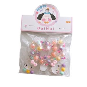 Nette Cartoon Perlen Armbänder für Mädchen 2 Taschen von Sanrio Transparent Kunststoff Schmuck Little Princess Zubehör - Product Image 5