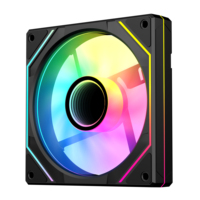 Ventilateur de refroidissement PC RGB AntarcChill à haut débit d'air, installation facile avec interface d'alimentation 3 broches pour accessoires de boîtier d'ordinateur