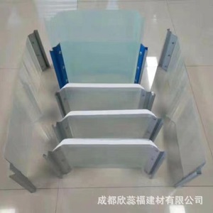 Frp Transparent Roofing Tiles 1.5 2.0mm Custom Size Industrial Lighting Roof Wall Panels - Product Image 5