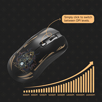 Souris de jeu sans fil AKKO AG ONE NearLink pour droitiers, haute résolution DPI, fréquence de polling 8K Hz + 4K Hz, 2,4 GHz