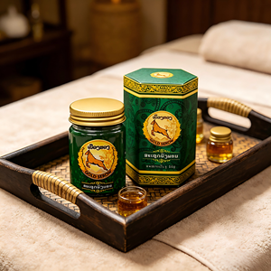 Baume aux herbes vert Gold Serow, baume rafraîchissant efficace pour soulager les vertiges, la somnolence et la fatigue - Product Image 2