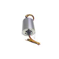 Anneau conducteur rotatif étanche de 25 mm de diamètre intérieur, 78 mm de diamètre extérieur, 4 canaux, 10A, IP65, qualité industrielle, personnalisable