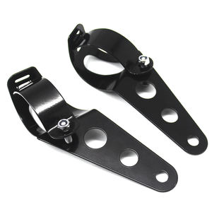 RACEPRO 6.5 pouces 1 paire ronde <span class=keywords><strong>Vintage</strong></span> Cafe Racer Custom Bikes LED <span class=keywords><strong>phare</strong></span> de <span class=keywords><strong>moto</strong></span> avec support - Product Image 4