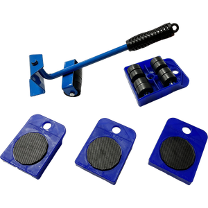 <span class=keywords><strong>Roulettes</strong></span> en acier ABS robuste Appareil de meubles portable curseur mobile 5 pièces Ensemble d'outils mobiles Lifter Move Lifting System - Product Image 2