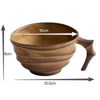 Tasses en céramique rétro haut de gamme 2026, grande capacité, design de niche, tasses à lait et tasses à petit-déjeuner, cadeaux d'affaires avec boîte cadeau