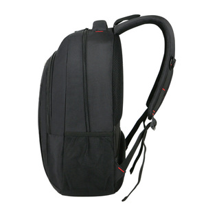 Men's Business Laptop <b>Backpack</b> <b>Black</b> <b>Waterproof</b> With Laptop Compartment Shoulder Straps For Travel And Work - Product Image 3