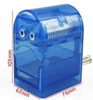 Broyeur à manivelle grande taille en plastique pour tabac et herbes – Accessoire de fumage en gros