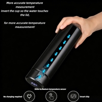 Termo Inteligente Digital Electrónico con Aislamiento al Vacío de Doble Pared de Acero Inoxidable de 500 ml Personalizado, con Aislamiento Térmico Prolongado