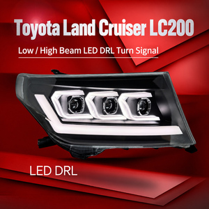 Faro LED LC200 2007-2015 con Proyector y DRL para Toyota Land Cruiser, Reemplazo Personalizado para Pedidos al por Mayor de Taller - Product Image 2