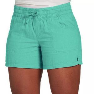 Pantalones cortos informales con cintura elástica y cordones para mujer, pantalones cortos informales de verano, a la moda, de Color sólido, a la moda, de verano, para mujer - Product Image 5