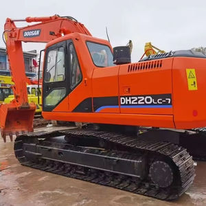 Excavatrices Doosan DH220lc-7 d'occasion en gros, originales de Corée, DX220, 22 tonnes, excavatrice sur chenilles, excavatrice hydraulique, godet - Product Image 1