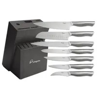 Mazon-Juego de cuchillos de cocina de acero inoxidable, juego de cuchillos de chef