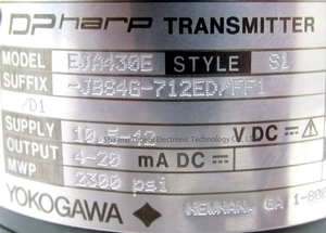 Manomètre Yokogawa EJA430E à montage traditionnel, plage -100 à 500 KPa, précision 0,055 %, acier inoxydable 316L, manomètre Yokogawa EJA430E - Product Image 3