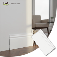 Moulure murale décorative en PS imperméable, plinthe flexible pour la décoration intérieure de la maison et du bureau, installation facile