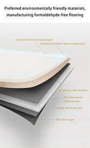 Waterproof And Wear-resistant Cost-effective PVC Locking Floor For Commercial Rental Housing