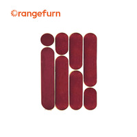 Meubles de salon contemporains Orangefurn, canapé 2 places, table basse, meuble TV, rangement modulaire, cloison pour appartement