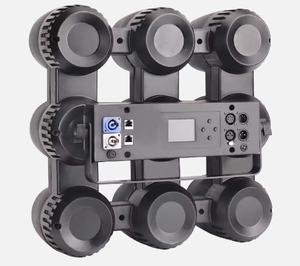 AOPU 9*40w RGBW 4In1 Led Wash Mobile DJ Éclairage 9 Yeux Coloré Faisceau <span class=keywords><strong>Blinder</strong></span> DMX LED Matrix Panel Stage Lights - Product Image 3