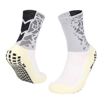Marchandises importées de Chine Chaussettes de football pour hommes, souples, confortables et athlétiques avec logo personnalisé et adhérence antidérapante
