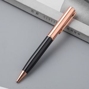 Black Rose Gold Metal Click <b>Ballpoint</b> <b>Pen</b>, Executive Signature <b>Pen</b> with Custom Logo for Office, Business & Corporate Gifts - Product Image 2