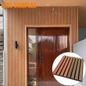 Home Outdoor Wand dekoration Geriffelte Wand verkleidung Wpc Wand paneele Wasserdichte Co-Extrusion platten - Product Image 5