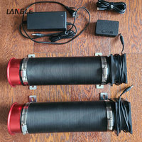 Kit simulateur de vent pour Sim Racing, kit ventilateur Windsim dynamique, flux d'air réglable automatiquement, souffleur à double tube, vent immersif