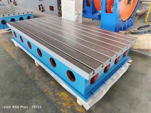 Fabrieksprijs Ronde Gaten Of T-Sleuven Lassen Gietijzeren Lappen Bed Oppervlak Montage Plaat Inspectie Tafel - Product Image 4