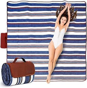 Printed Moisture-Proof <b>Pad</b> <b>Waterproof</b> Outdoor Camping Mat Beach With Leather Strap Aluminum Foil Coating Picnic Blanket - Product Image 2