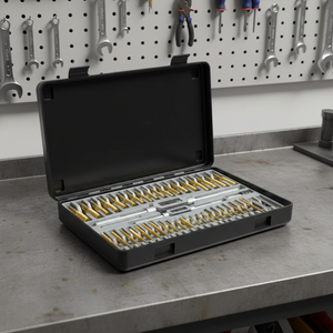 86PCS Metric <strong>Tap</strong> <strong>and</strong> <strong>Die</strong> Tool <strong>Set</strong> for Thread Cutting with HSS <strong>Taps</strong> <strong>and</strong> <strong>Dies</strong> for Precision Threading - Product Image 2