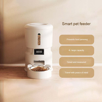 Distributeur automatique intelligent 4L pour animaux de compagnie avec contrôle WiFi par téléphone portable et application, pour chats et chiens
