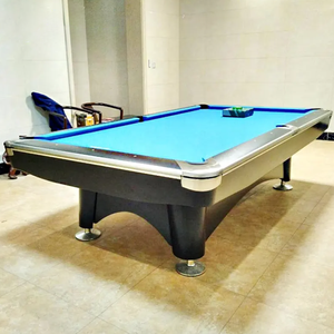 Mesa de Billar Moderna de Madera Sólida de Primera Calidad con Acabado en Cuero, Mesa de Billar de 9 pies para Clubes y Centros Comerciales - Product Image 6