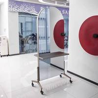 Miroir de Salon Moderne Yicheng, Poste de Coiffure, Meuble de Salon de Coiffure, Miroir de Coiffage Mobile à Prix Abordable