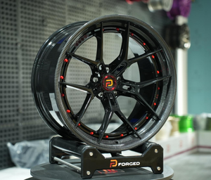 ล้อฟอร์จ 2 ชิ้น ขนาด 18 19 20 21 22 นิ้ว 5X115 5X130 6X139.7 สีดำด้าน ขอบขัดเงา สำหรับรถยนต์นั่งส่วนบุคคล - Product Image 4