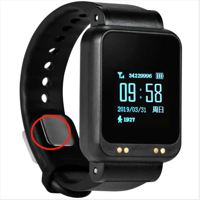 Criminals Temperature Gps Ankle Bracelet Monitoring Devices Electronic Foot Handcuff Tacker Tracking Alarm