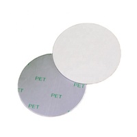 Doublure de joint d'induction de bouteille en verre argenté planaire sur commande