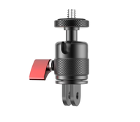 Support de connexion rotatif à 360 degrés en alliage d'aluminium, adaptateur pour accessoires de caméra GoPro Hero13/12 Insta360 X6 X5 X4 DSLR DJI Osmo