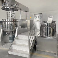 Mélangeur émulsifiant sous vide haute performance en acier inoxydable SUS316L pour la fabrication de shampoing, gel douche et savon liquide – Équipement de mélange