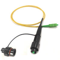 Câble de brassage optique tactique blindé à fibre LC monomode 12-plex à 2/4/6/8/12/24 cœurs, gaine TPU, indice IP68, pour la location événementielle