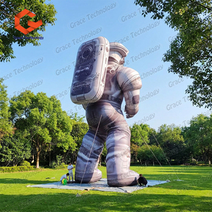 Modèles d'astronautes gonflables d'extérieur avec lumières LED, ballon publicitaire gonflable en forme d'astronaute pour la décoration - Product Image 3