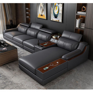Ensembles de Meubles de Salon en Velours Luxe <span class=keywords><strong>Moderne</strong></span> avec Canapés Style <span class=keywords><strong>Arabe</strong></span> de Luxe en Cuir <span class=keywords><strong>Canapé</strong></span> Sectionnel Inclinable pour Salon - Product Image 1