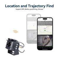 Kit de caméra de sécurité pour véhicule, camion, remorque, excavatrice, système de caméra IP sans fil 1080P avec carte SIM 4G, P2P