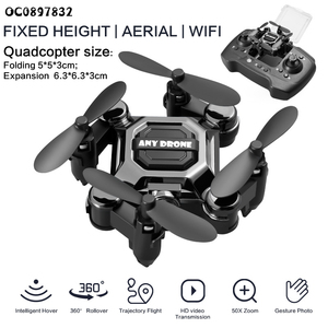 2.4G <span class=keywords><strong>Mini</strong></span> <span class=keywords><strong>Drone</strong></span> telecomando pieghevole <span class=keywords><strong>Quadcopter</strong></span> Kiwith Wifi fisso Heightt - Product Image 5