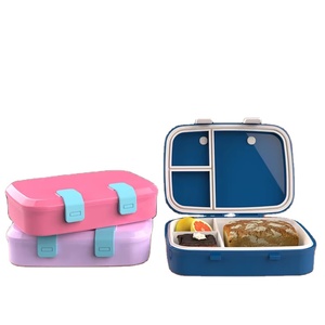 Boîte à bento empilable réutilisable brevetée Aohea portable pour adultes, contenant de préparation des <span class=keywords><strong>repas</strong></span> à 3 compartiments pour boîte à lunch pour enfants - Product Image 4