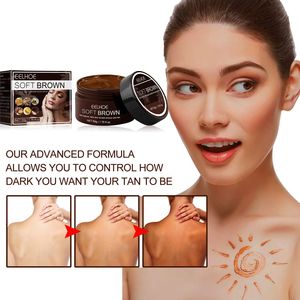 Crema Autobronceadora Suave Color Marrón, Bronceado Intensivo, Bronceador para Exteriores, Verano, Playa, Bronceado Duradero sin Sol, Loción Corporal Autobronceadora - Product Image 2