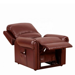 Geeksofa ZOY-silla <span class=keywords><strong>reclinable</strong></span> de cuero <span class=keywords><strong>con</strong></span> masaje para ancianos, sillón de ocio moderno - Product Image 4