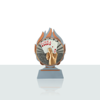 Coupe Série Flame Poker (Argent)